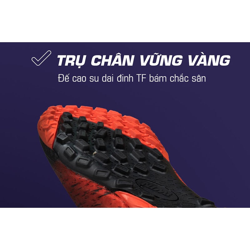 Giày đá bóng IWIN imPRO 303 TF - Giày đá banh sân cỏ nhân tạo thương hiệu Việt cao cấp, chuẩn form chân Việt