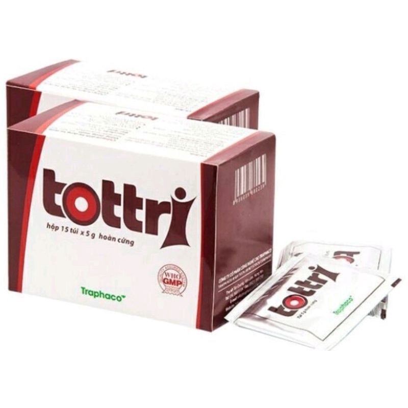 TOTTRI Trapaco Hộp 15 gói * 5 g hoàn cứng