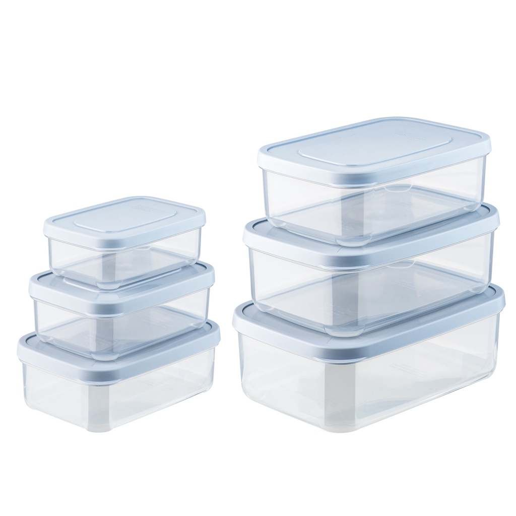 Sét 4 hộp đựng thực phẩm hình tròn Inochi _ có nắp đậy tiện dụng