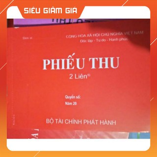 PHIẾU THU 2 LIÊN