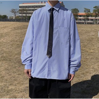 ÁO SƠ MI KẺ SỌC XANH DÀI TAY PHONG CÁCH HÀN QUỐC CHO NAM