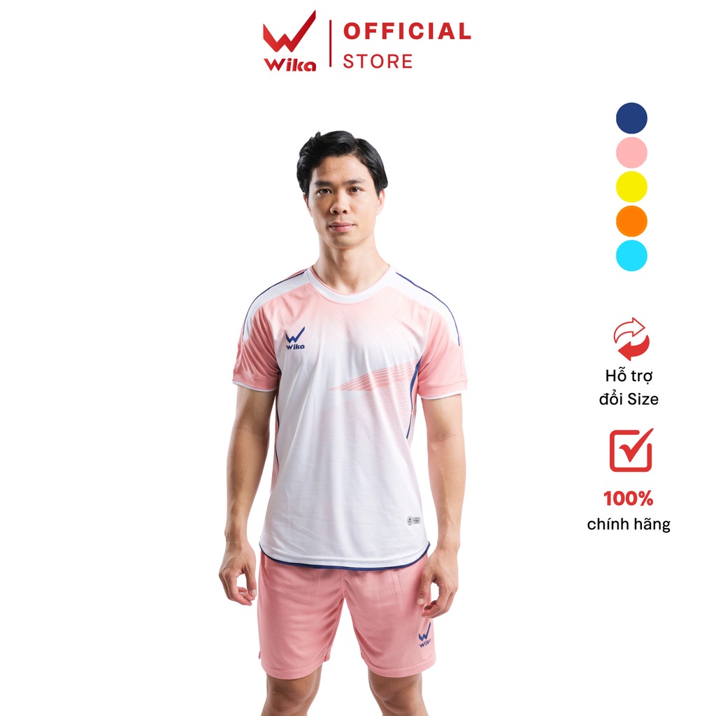 Áo Đá Bóng Wika Cp10 Công Phượng Form Chuẩn Việt, In Pu Phản Quang, Chất Liệu Wikarotex Cao Cấp Thoải Mái A2021-2