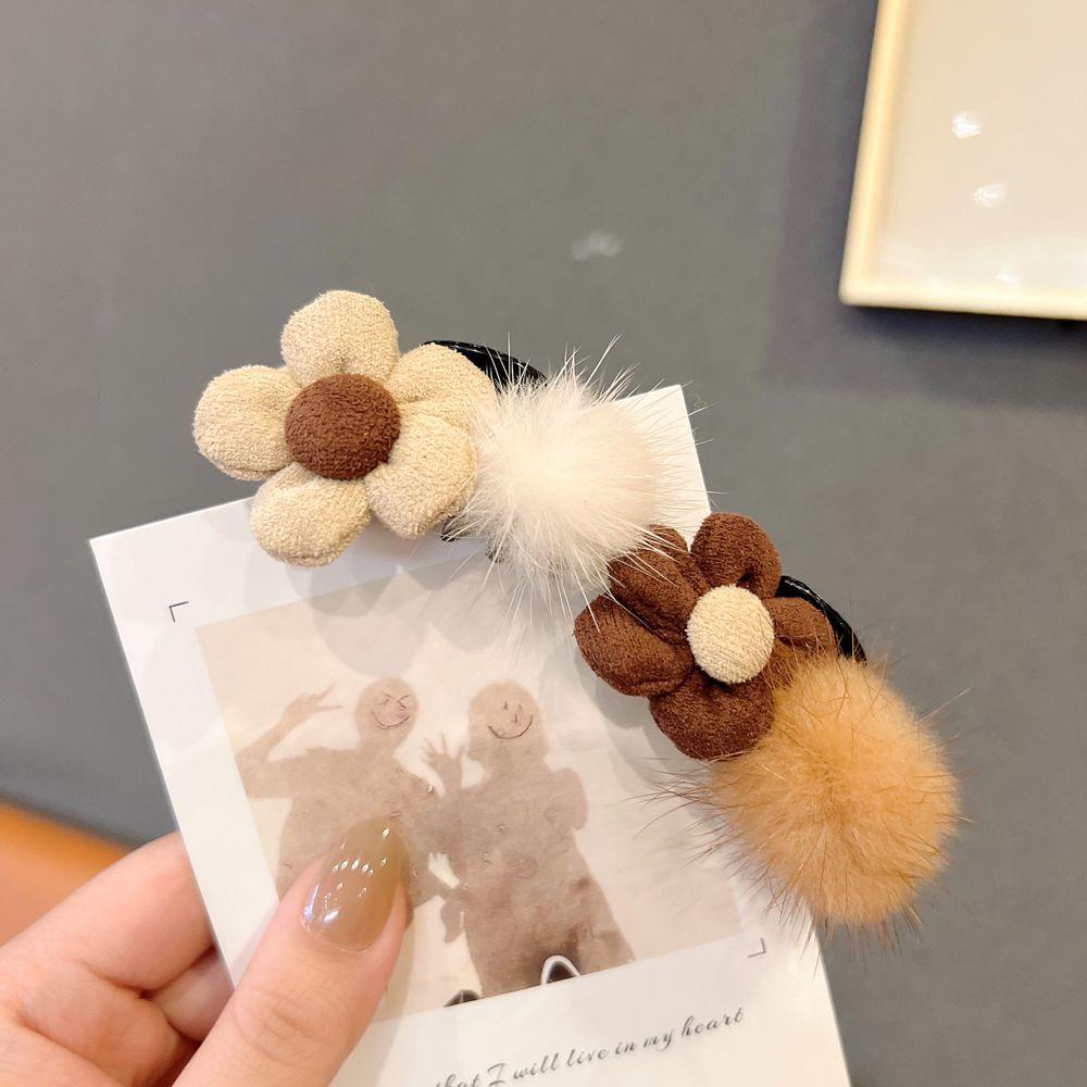 Kẹp Tóc Hoa Bông WMES15H Phong Cách Hàn Quốc Dễ Thương Dành Cho Nữ