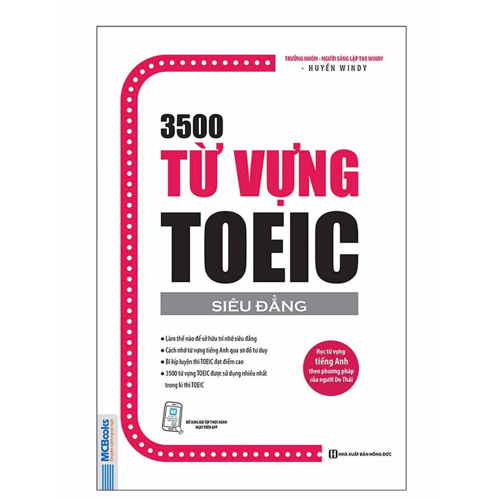 Sách - 3500 Từ Vựng Toeic siêu đẳng (Tái Bản 2020)