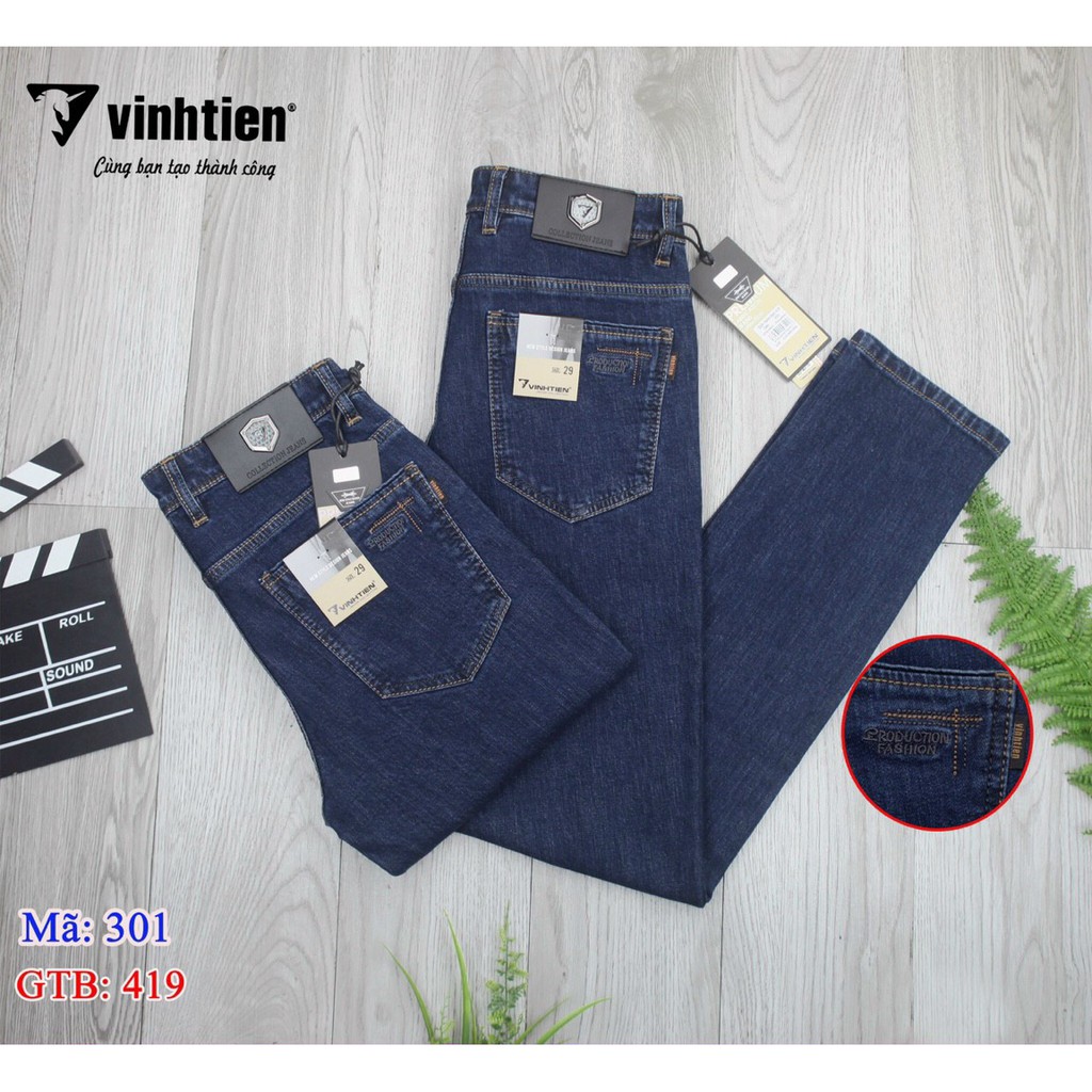 Quần Jeans Nam Cotton Cao Cấp Vĩnh Tiến 419