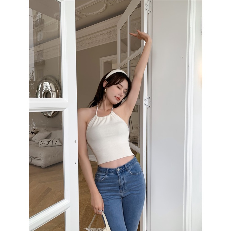 QADCOL Áo dây QADCOL dệt kim thiết kế quyến rũ cho nữ