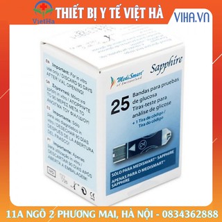 Que thử đường huyết sapphire plus 25 que
