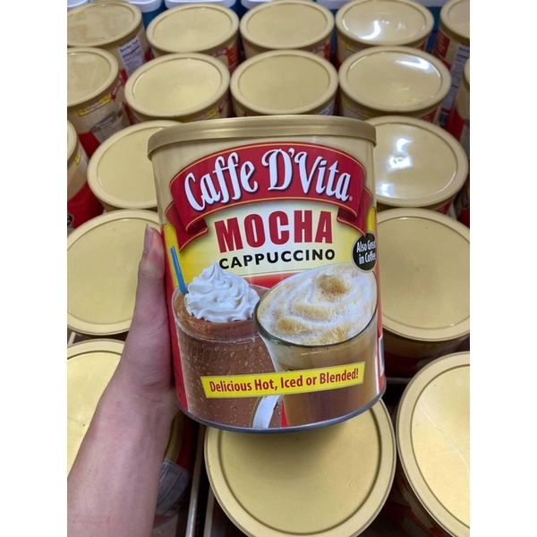 Cà Phê Sữa Caffe D'Vita Mocha Cappuccino 1.8kg - Chuẩn Hương Vị Mỹ