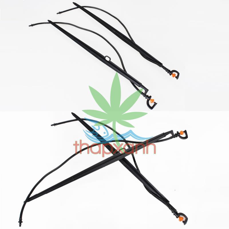 Bộ 10 que cắm tưới xoay 360 độ (50cm) đầy đủ