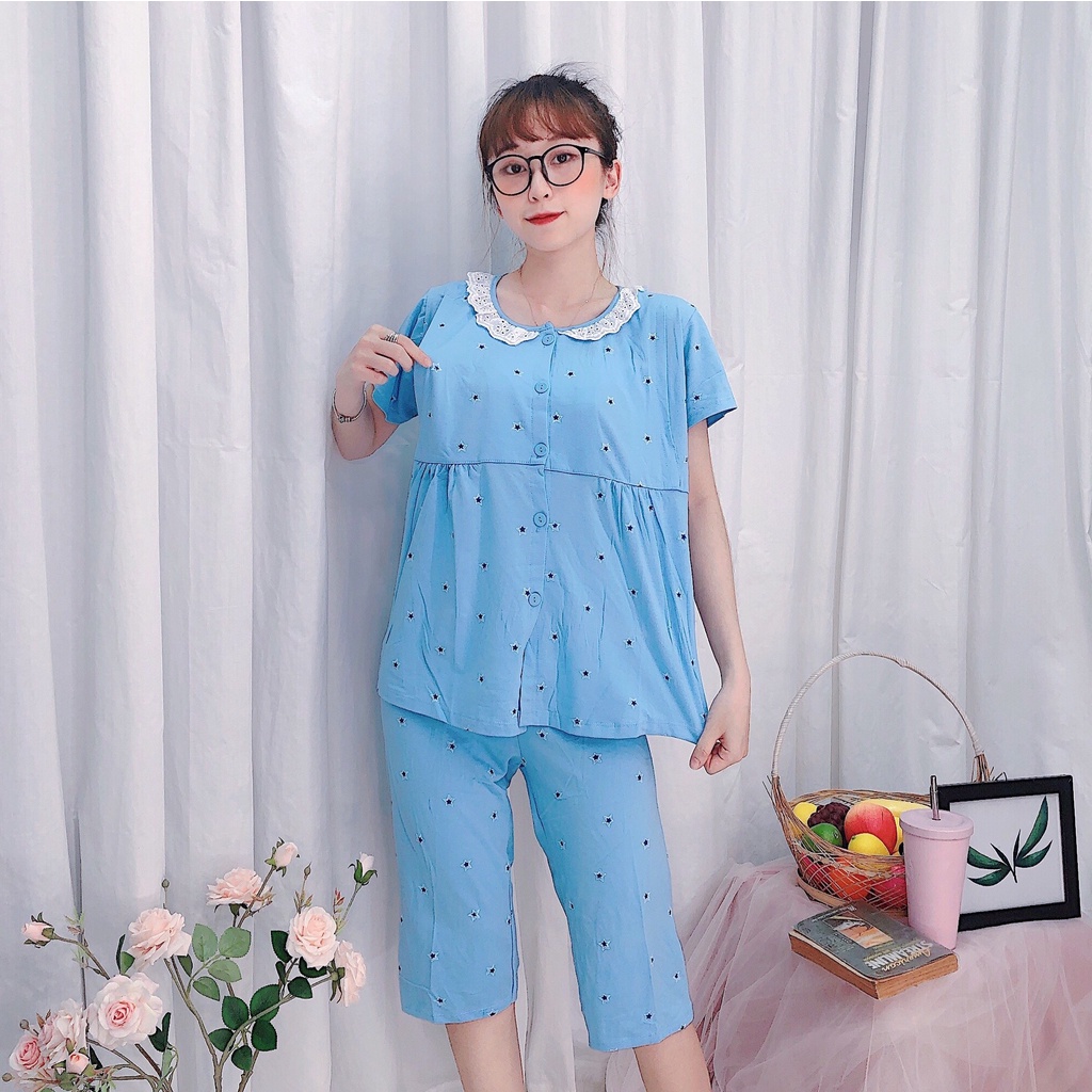 Bộ bầu - bộ sau sinh - chất liệu cotton - kiểu mới thời trang ( sao - lửng )