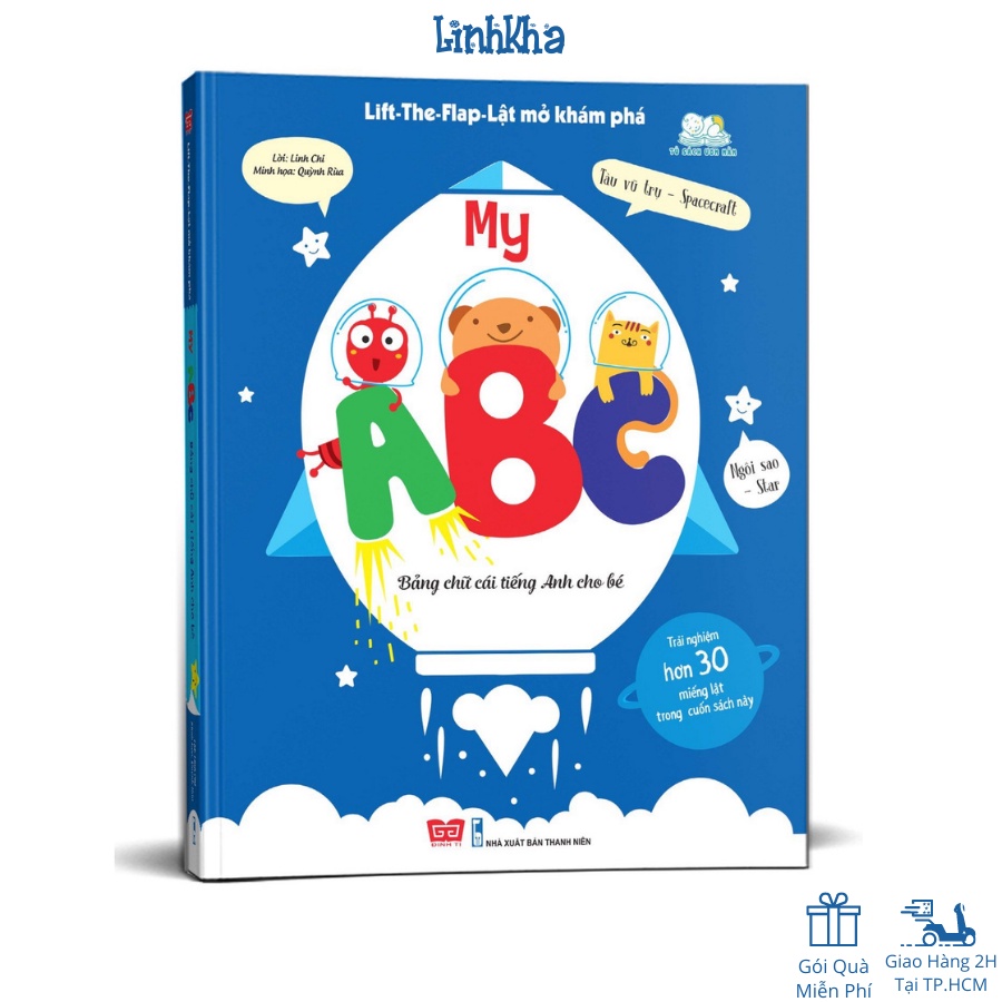 Sách Tương Tác Lật Mở Khổ Lớn Lift The Flap My ABC - Cho Bé 0 - 6 Tuổi