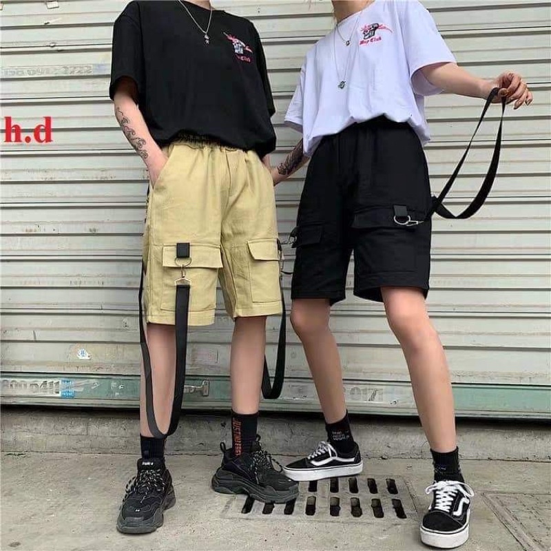 Quần đùi Kaki dây móc túi HD12