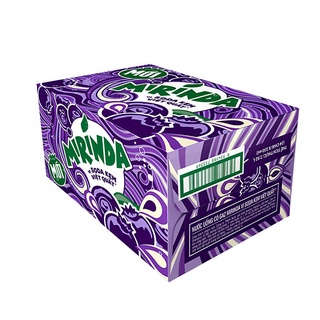 Thùng 24 Chai Nước Ngọt Có Gaz Mirinda Soda Kem Việt Quất (320ml/chai nhựa)