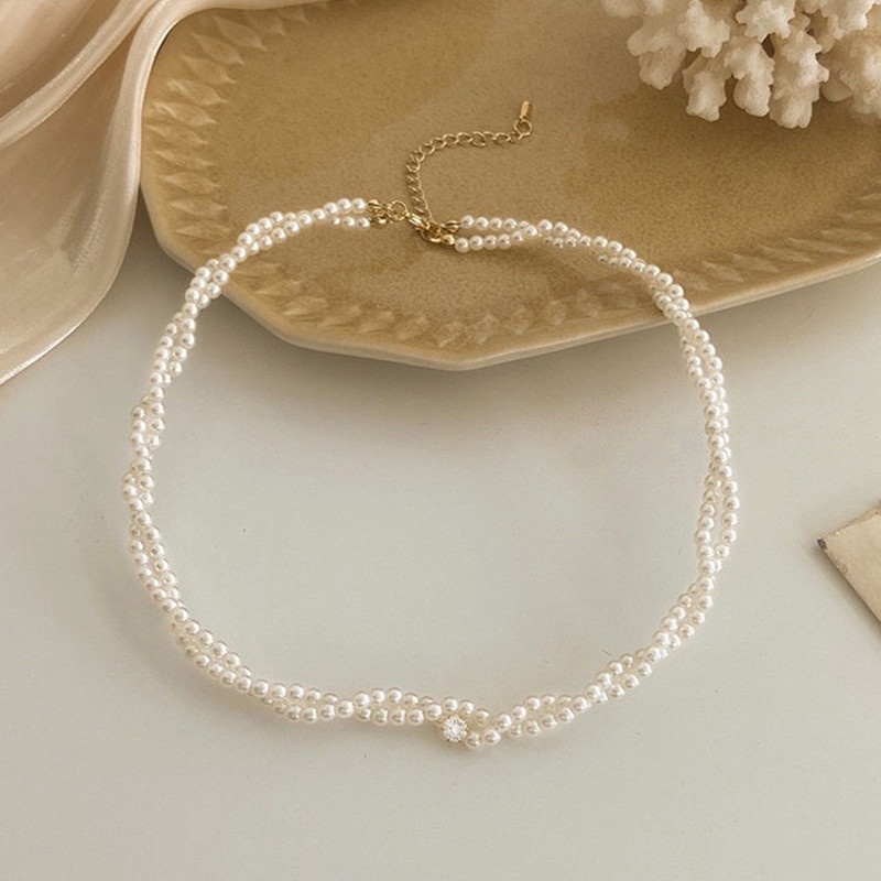 Vòng cổ Đính Ngọc Trai Thời Trang Dành Cho Nữ
