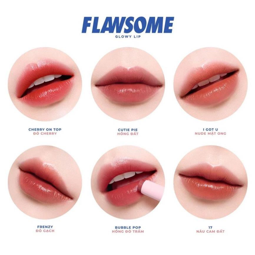 Son Tint Lì Dạng Thỏi Dưỡng Ẩm Cho Đôi Môi Căng Mọng Rạng Rỡ Miracle Apo x Ofélia Flawsome Glowy Lip 2g