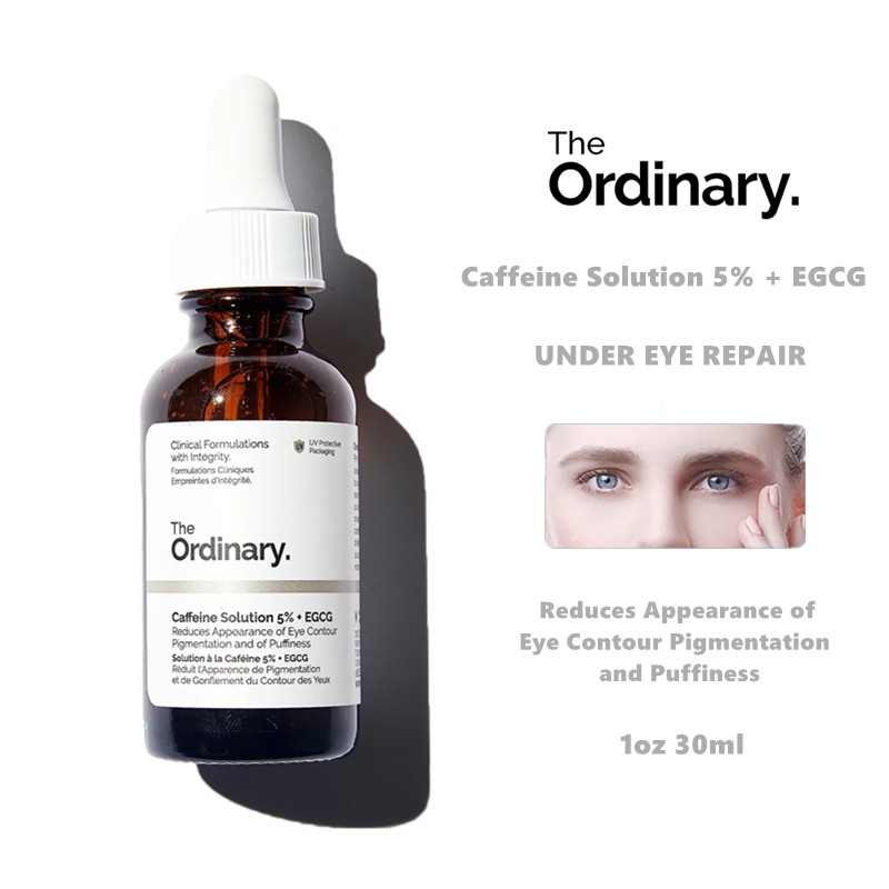 The Ordinary Tinh chất - Serum giảm bọng mắt 30ml The Ordinary Caffeine 5% + EGCG - 30ml - ChíNh ThứC