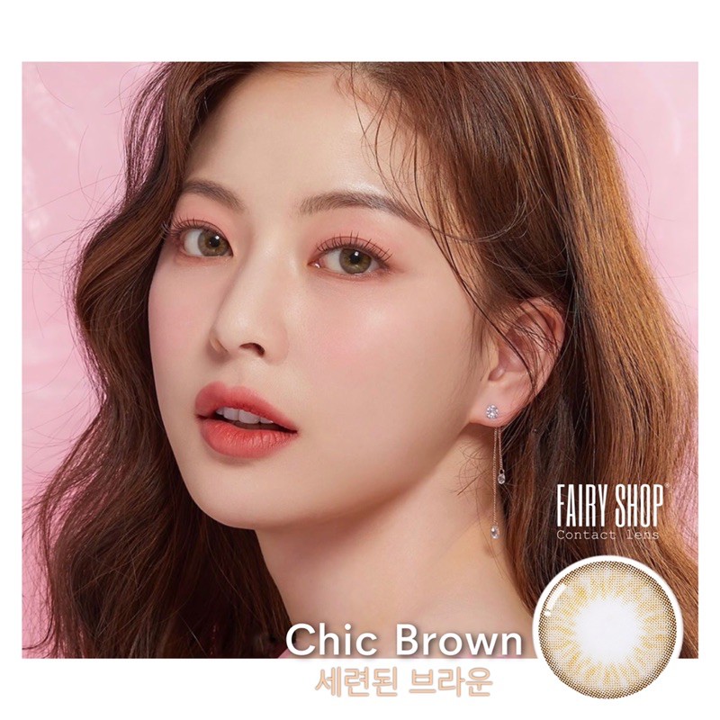 Kính Áp Tròng Russian Brown Snowflake 14.0mm - FAIRY SHOP CONTACT LENS  độ 0 đến 6