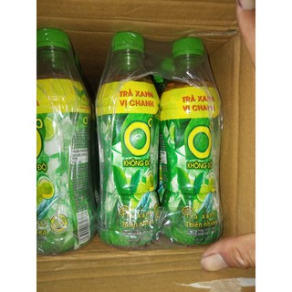 Trà xanh không độ chai 330ml x 24 chai