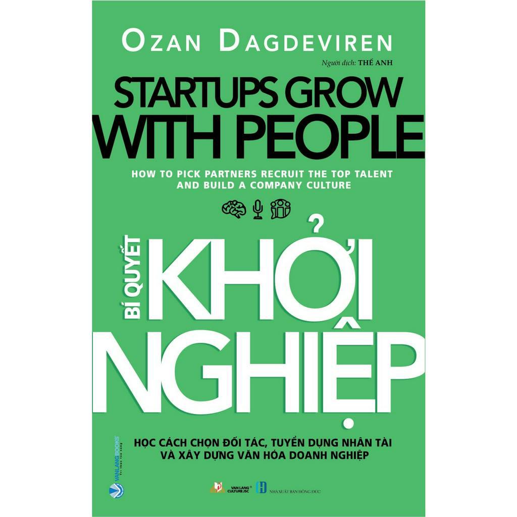 Sách Bí Quyết Khởi Nghiệp - Ozan Dagdeviren - VLG