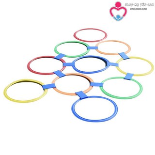 Set 10 Vòng Nhảy lò cò vận động Bằng Nhựa Cho Bé