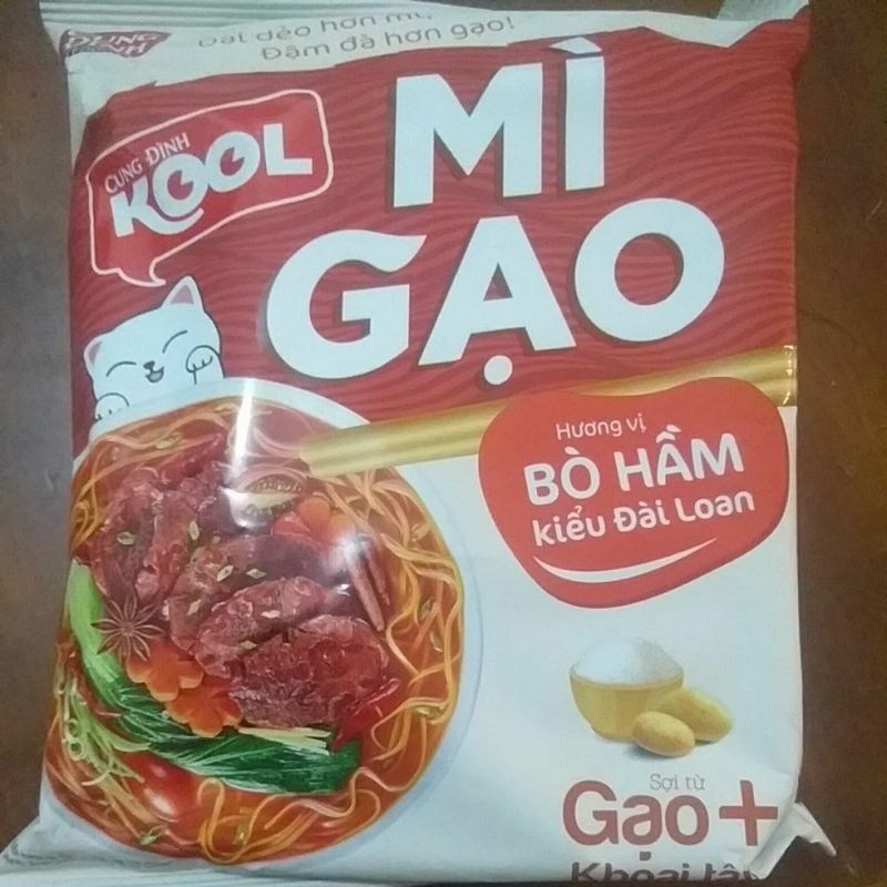 Mì gạo bò hầm kiểu Đài Loan Kool Cung Đình