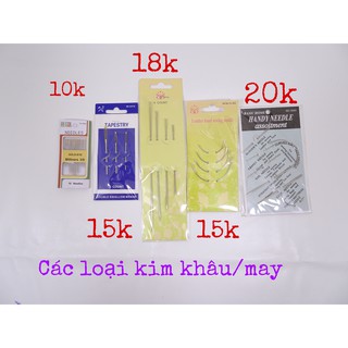 các mẫu kim may len-kim khâu chỉ cước