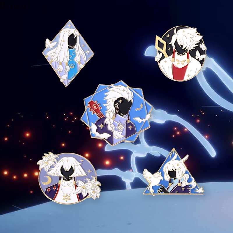 Ghim cài áo MISS ZOE bằng kim loại tráng men in hình nhân vật phim hoạt họa Child of The Light