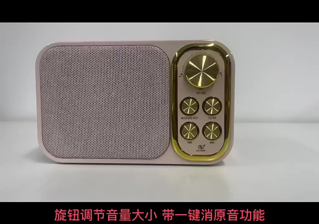 Loa Karaoke Bluetooth Mini YS-103 Kèm 1 Micro Không Dây Công Suất 5W Âm Thanh Siêu Hay-Loa Karaoke Mini Bluetooth YS-105 | BigBuy360 - bigbuy360.vn