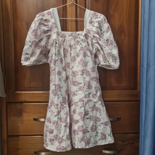 [Thanh lý] Đầm cúc tím Leila Closet
