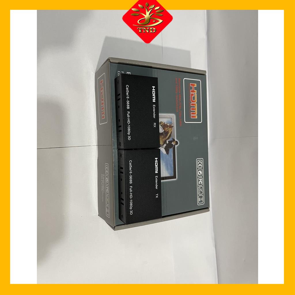 BỘ KÉO DÀI HDMI QUA CỔNG MẠNG LAN 60M CHẤT LƯỢNG 4K