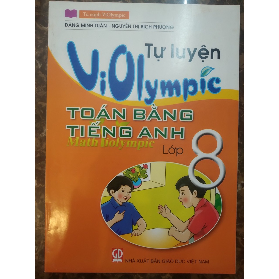 Sách - Tự luyện violympic toán bằng tiếng anh lớp 8