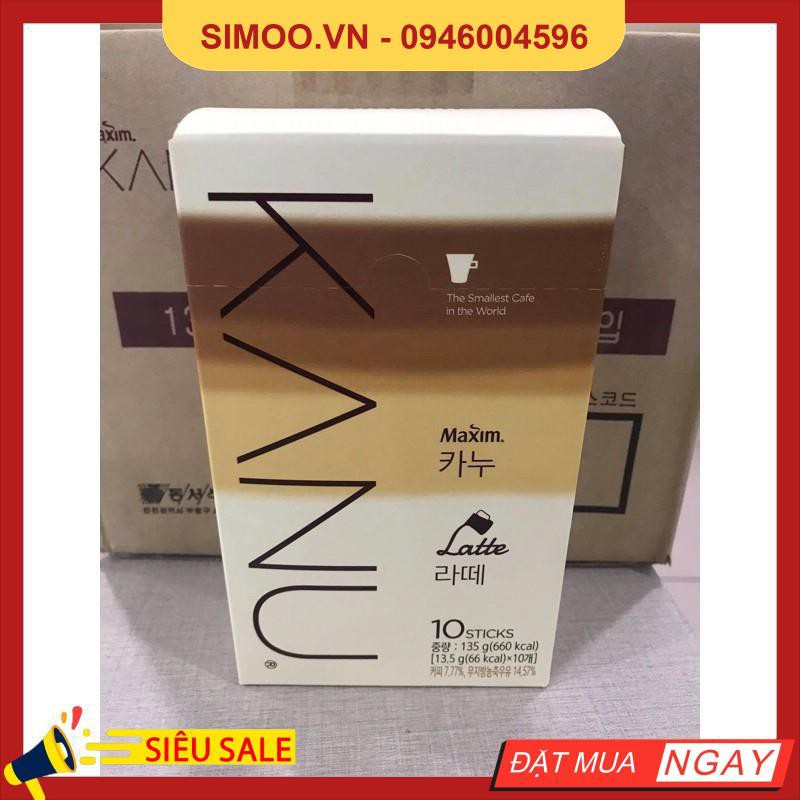 💥 ⚡ SẢN PHẨM CHÍNH HÃNG 💥 ⚡ [MAXIM] CÀ PHÊ KANU VANILLA LATTE 135G( 13,5*10G) - [맥심 카누] 카누 바닐라 라떼 💥 ⚡