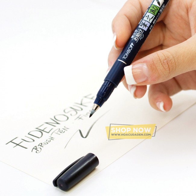 [DA ĐEN] Bút Brush TOMBOW Fudenosuke - 1 đầu