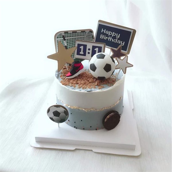 Trái Banh Nhựa 6Cm Phụ Kiện Trang Trí Bánh