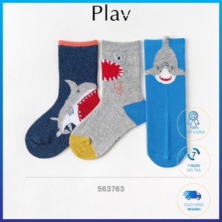 Set 3 đôi tất cotton cho bé-Plav