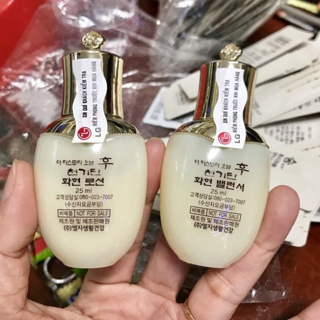 Combo hoa hồng và sữa dưỡng tái sinh da Whoo Hwa Hyun 25ml + 25ml