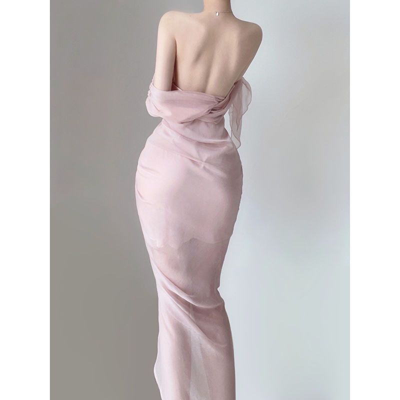 Đầm Dáng Chữ A Lưng Cao Thời Trang Mùa Hè 2022 Phong Cách Hepburn Mới Mẻ Cho Nữ