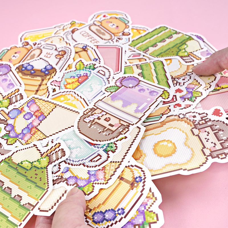 Giấy Ghi Chú Họa Tiết Người Ngoài Hành Tinh Hoạt Hình Dễ Thương Trang Trí Sổ Tay