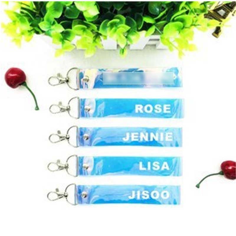 (Sỉ 20k) Dây treo Nametag trong Blackpink Lisa Jisoo Jennie Rose strap hologram