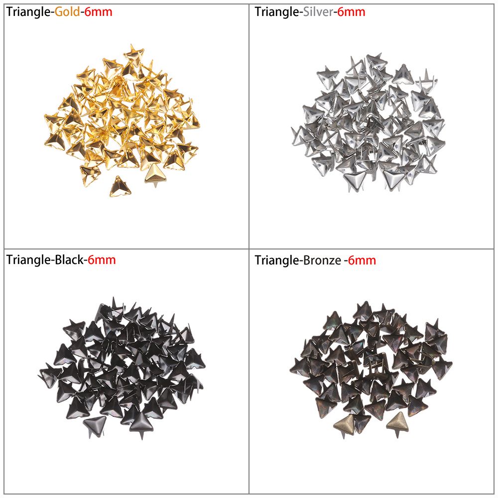 Set 50 Nút Thắt Lưng Kim Loại Mini Dành Cho Búp Bê Đồ Chơi 4/5/6mm