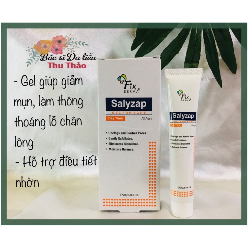 [20mL] GEL HỖ TRỢ GIẢM MỤN FIXDERMA SALYZAP