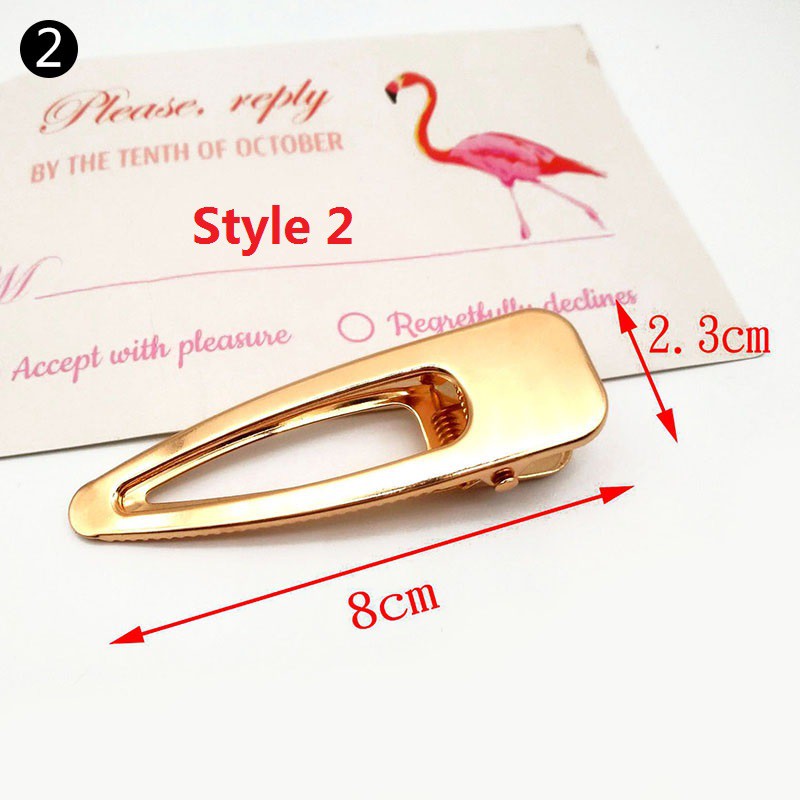 Kẹp tóc kim loại xinh xắn dành cho nữ