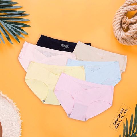 [Size 40-85kg] Quần lót  bầu su cao cấp cạp chéo co dãn nhiều thoáng mát màu nhẹ nhàng thoải mái thấm mồ hôi tốt