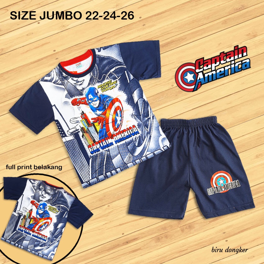 Bộ quần áo JUMBO Captain America CO-2226-OBL-018 size JUMBO