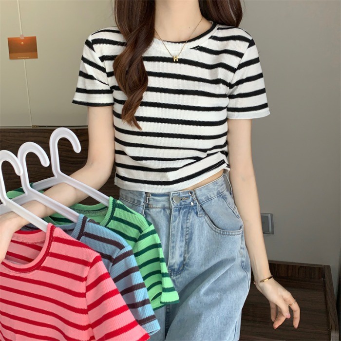 NRVP Áo Trễ Vai NgắN Tay ThờI Trang Cho Nữ