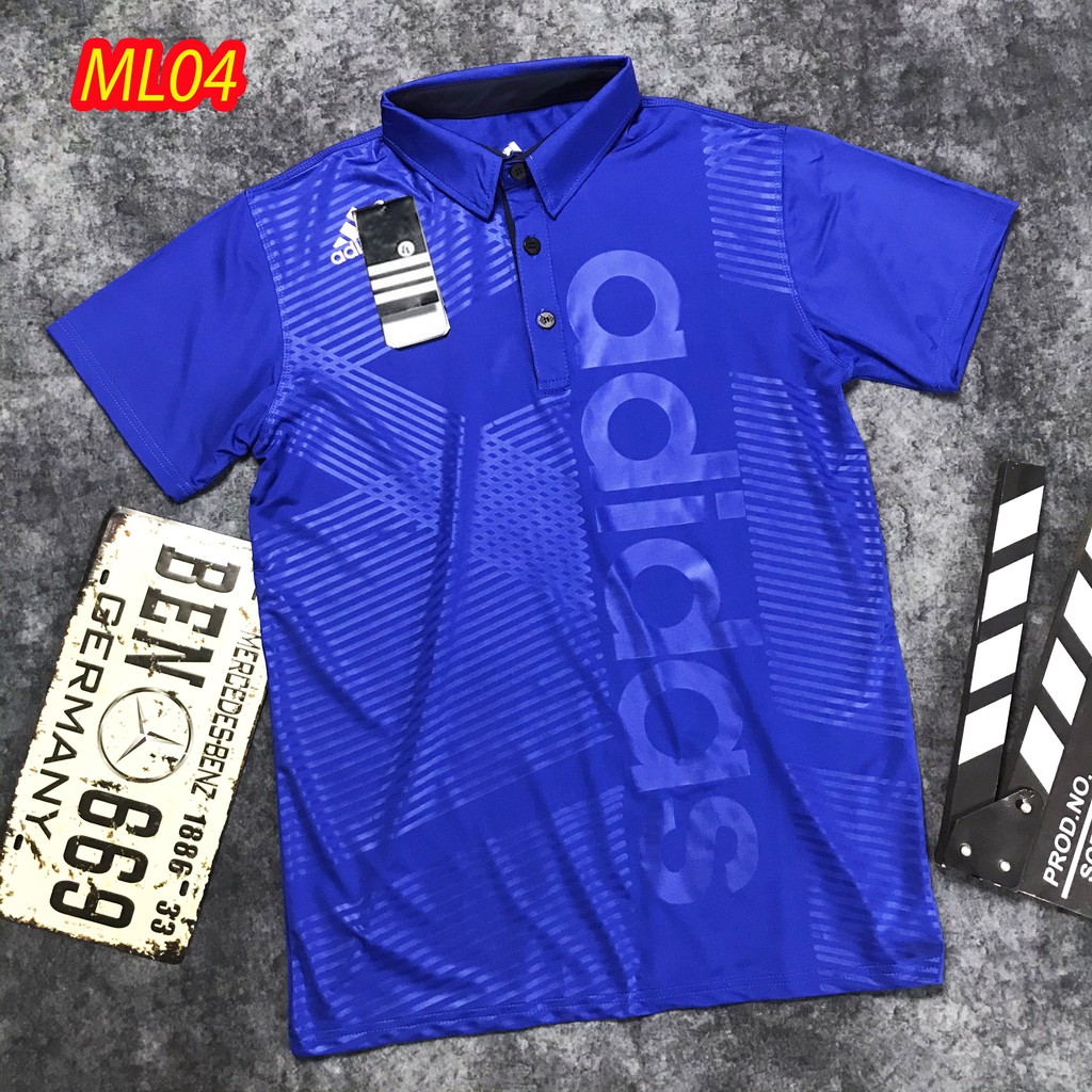 [50-104KG] Có Video, Áo thể thao nam cổ bẻ chất thun lạnh co giãn 4 chiều, áo thể thao có cổ | BigBuy360 - bigbuy360.vn