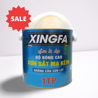 Sơn sắt mạ kẽm 1 thành phần lon 2.7kg-xingfa, sơn kim loại 1 thành phần xingfa lon 2.7kg