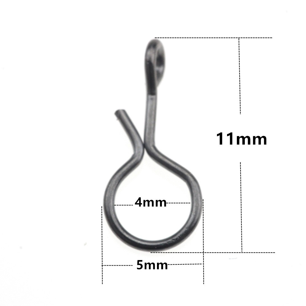 Set 100 Móc Câu Cá Bằng Thép Các Bon Chất Lượng Cao