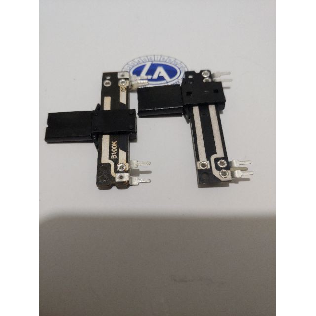 Biến trở gạt chiết áp gạt 5 chân có đèn gạc mixer EQ 100k
