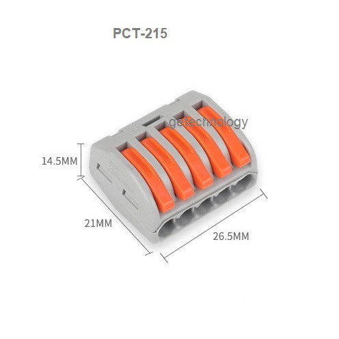 CÚT NỐI DÂY ĐIỆN NHANH PCT-212 PCT-213 PCT-215 Đầu nối dây điện nhanh PCT-212 PCT-213 PCT-215